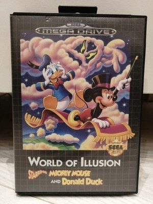 World of Illusion Starring Mickey Mouse Sega Mega Drive PAL Boxed Game