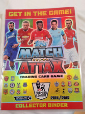 Topps Match Attax Trading Card 2014/2015 Collector Binder & 400+ Cards