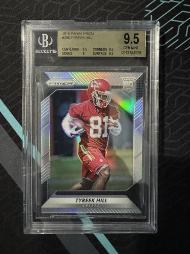 2016 Panini Prizm - Rookie Tyreek Hill #296 Silver Prizm (RC)
