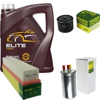 Mann Inspektionspaket 5L Mannol Elite 5W-40 FüR Dacia Duster Logan MCV 1.5 Dci