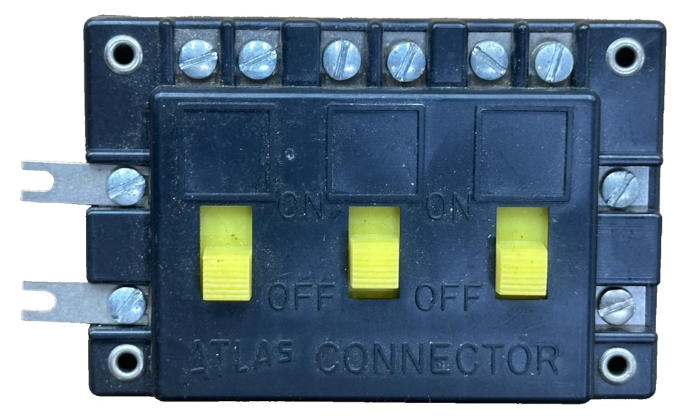 6 COMPLETE VINTAGE ATLAS CONTROL SWITCH CONNECTOR MPN #205- FREE SHIP - Image 2 of 4