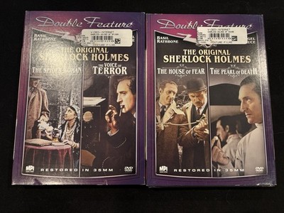 Sherlock Holmes DVD Lot: Spider Woman, Voice of Terror, Basil Rathbone