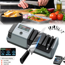 5 in 1 Electric Knife Sharpener-3 Rotational ...
