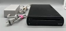 Nintendo Wii U WUP-101(02) Deluxe 32 GB Black Console Only with Power Cord