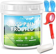 Limino Frosted Glass Paint - 500g Windows Privacy Paint, UV Resistant and Water