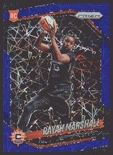 2025 Panini Prizm WNBA #47 Rayah Marshall Blue Velocity Prizms RC