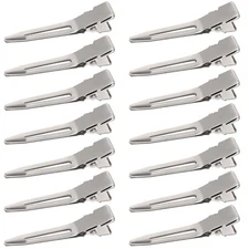 Hicarer 1.75 Inches Single Prong Hair Clips, 50 Pack - Durable Metal Alligato...