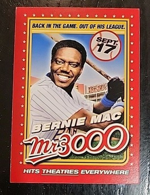 2004 Mr. 3000 Movie Promo Baseball Card #NNO - Starring BERNIE MAC as Stan Ross