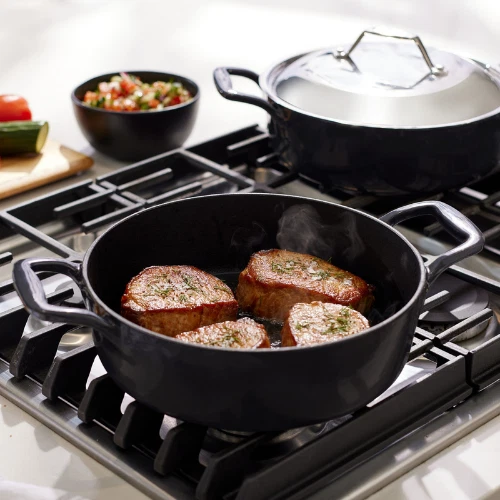 All-Clad Enameled Cast Iron Braiser - Thumbnail 2