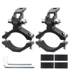 2 PCS Motorcycle Light Bar Mount Bracket Adjustable 1.261.88 Inch Tube Clamp
