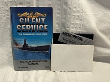 Commodore 64 - Silent Service: The Submarine Simulation - Vintage Video Game