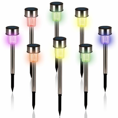LED Solarleuchte Außen Garten Solarlampen Farbwechsel Gartenleuchte Terrasse