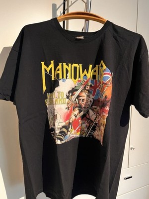 Manowar Fan Shirt xxl (eher xl) Hail to England Fruit of the Loom Neuwertig