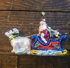 Christopher Radko Santa Ornament
