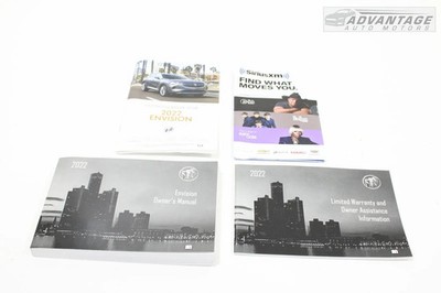 2022 BUICK ENVISION OWNERS OPERATORS MANUAL USER GUIDE BOOK W/ CASE SET OEM