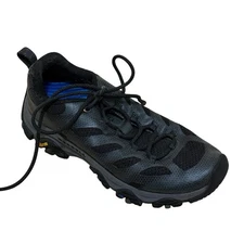 Merrell Shoes Men 7.5 Black Nova 3 Trail Hiking Gorpcore Vibram Sole Outdoor