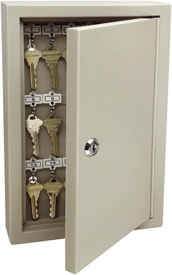 Wall Mounted Keyed Lock Key Cabinet - 30 Key Capacity