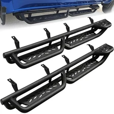For 24-26 Toyota Tacoma Double/Crew Cab Drop Side Steps Nerf Bars Running Boards