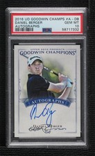 2016 Upper Deck Goodwin Champions Daniel Berger #A-DB PSA 10 GEM MT Auto 0c37