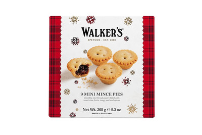 Walker S Mini Mince Pies - 9 Count Box - Luxury Holiday Treats and Dessert from 