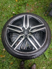 19-inch factory OEM machined and black alloy wheel (part number 64083)