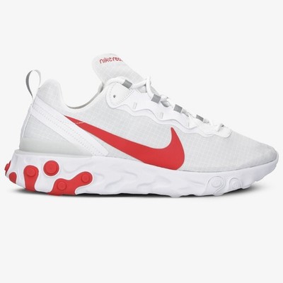 Nike React Element 55 41 EU White University Red