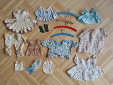 Konvolut alte Puppenkleidung gemischt 12 Teile für kleinere Puppen Puppe