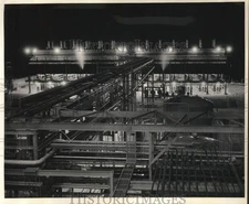 Press Photo A view of Monsanto Chemical Company styrene plant, Texas City, Texas
