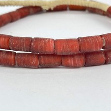 Cornaline d'Aleppo Venetian Trade Beads 34 Inch
