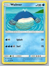 2017 POKEMON WAILMER GUARDIANS RISING 29/145 C NM A64307 FREE S&H