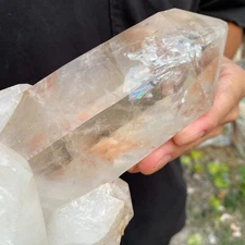 3.5lb Natural White Clear Quartz Crystal Cluster Raw Healing Specimen
