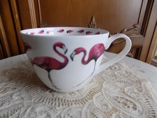 Portobello By Inspire Pink Flamingo "Pretty in Pink" Coffee Mug Bone China