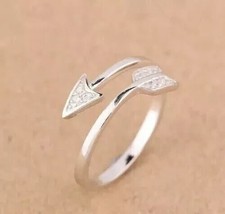 Ladies Toe Ring Solid Metal 925 Sterling Silver 14k White Gold Plated