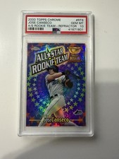 2000 Topps Chrome AllStar Rookie Team Jose Canseco #RT6 Refractor PSA 10 Low Pop