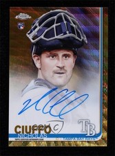 2019 Topps Chrome Rookie Gold Wave Refractor 21/50 Nick Ciuffo Nicholas Auto q5x