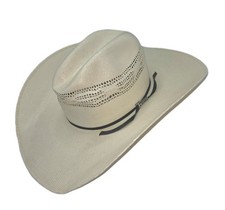 Twister Mens Painted Bangora Straw Maverick Cowboy Hat size 7 3/8