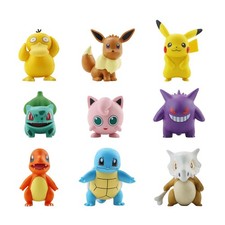 Pokemon Anime Figures Pikachu Charmander Squirtle Psyduck Kawaii Toys Gift