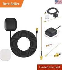 Compact Waterproof GPS Antenna with SMA Connection  Multiple Mounting Options