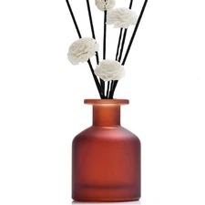 1PCS 130ml/4.3oz Empty Refillable Glass Diffuser Bottle Diffuser Jars Aromath...