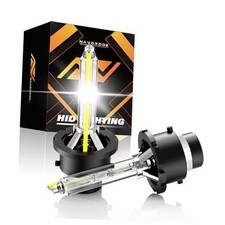 HID Bulbs,6000K 35W Cool White Xenon HID Headlight Bulb,66440 42402 42402WX D4S