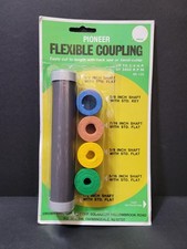 NIP-Motor Shaft Flexible Coupling Kit w/ Adapter Caps for up to 3/4HP 3450RPM