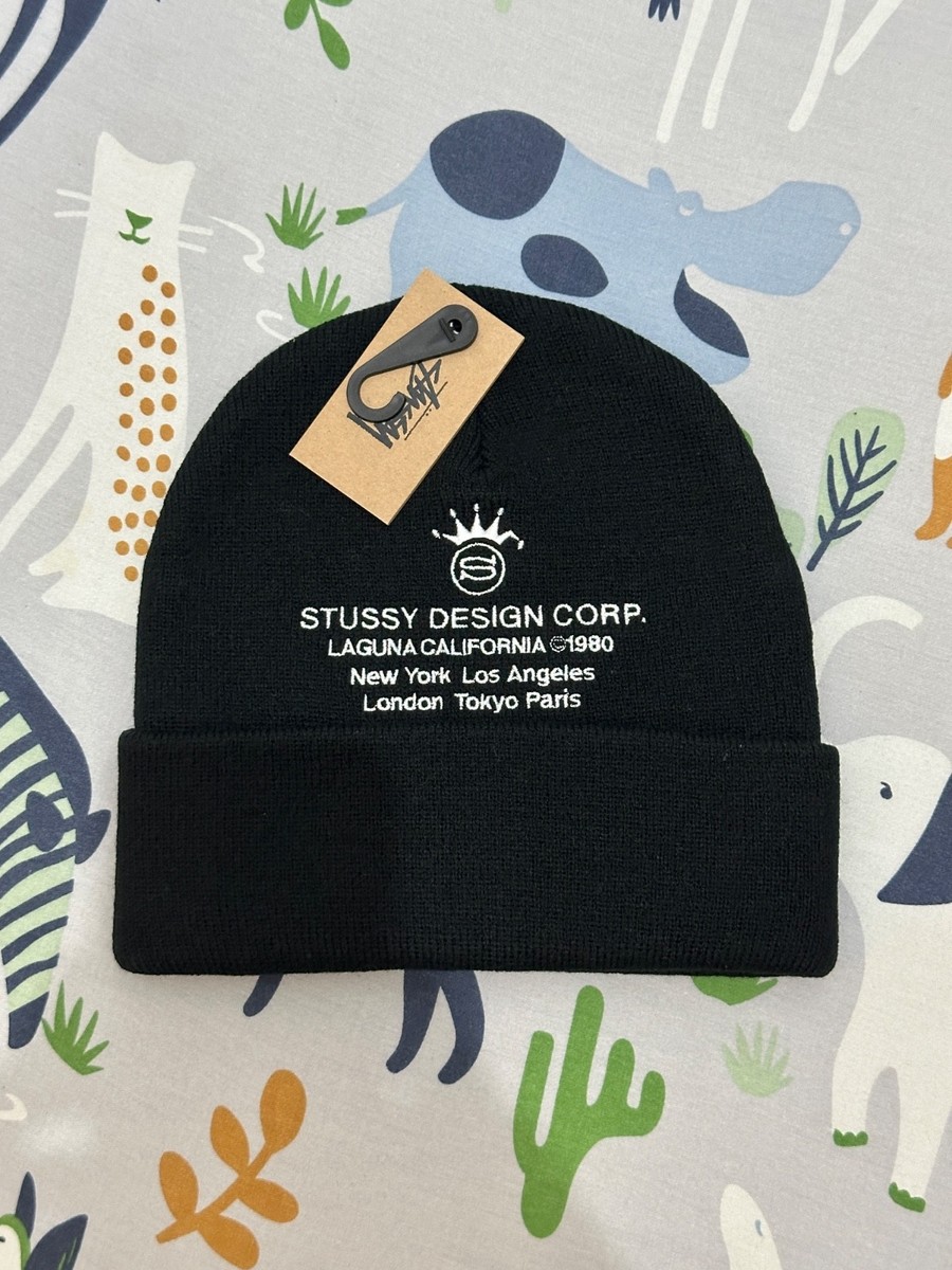 mee様 Stussy Design Corp cuff beanie - Black | eBay