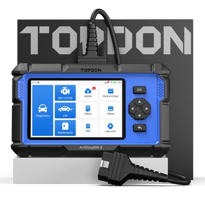 TOPDON AD600S OBD2 Scanner Automotive Four System Diagnostic Scan Tool