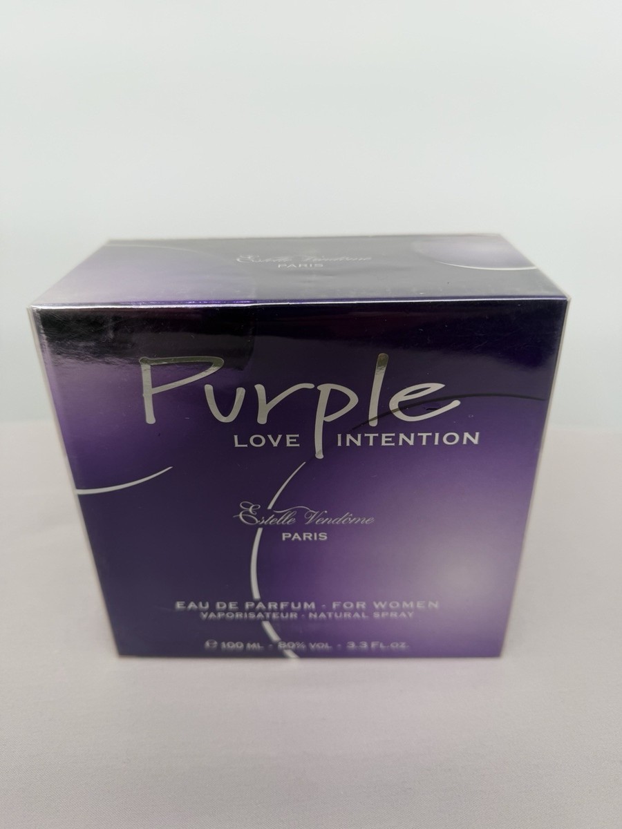 Purple Love Intention Perfume by Estelle Vendome 3.3 oz EDP Spray