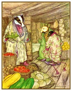 Oxidado Mole Tejon Personajes Cuento Viento En Sauces Punto De