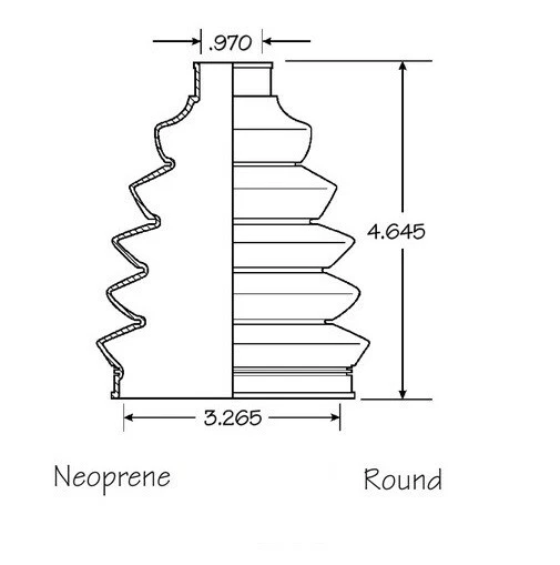 Kit de reparación de arranque CV delantero exterior para Volvo S70 1999-2000 no turbo (ver gráfico) Foto 4 de 4