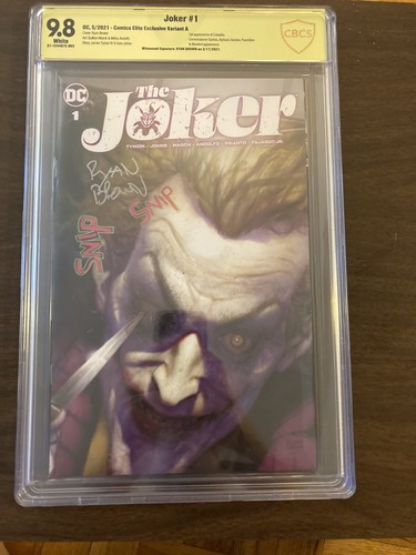 The Joker #1 Comics Elite Variant A Signed & Sketched by Ryan Brown CBCS 9.8