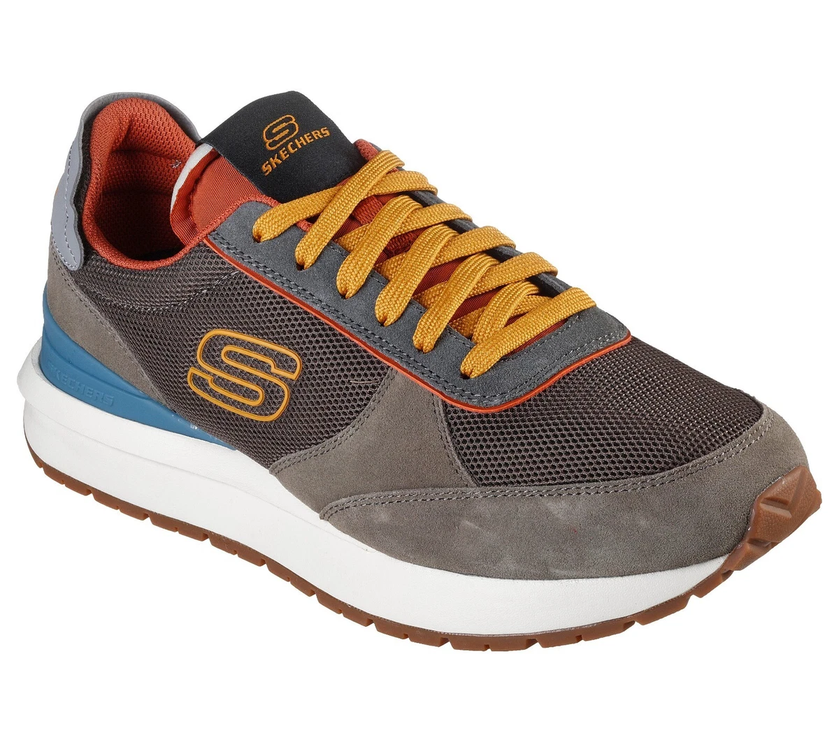 Men\'s Skechers Sunny Dale Miyoto Casual Shoes, 210437 /STBR Multi Sizes  Stone/Br | eBay