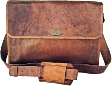 New Women's Leather Messenger Bag Tactical Briefcase Satchel Laptop Shoulder Bag