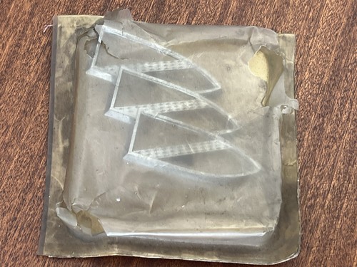 1963 Buick LeSabre Electra NOS front grille emblem bezel 1357129 - Picture 7 of 7